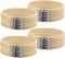 20 PCS 6 Inch Bamboo Embroidery Hoop, Adjustable Cross Stitch Circle Ring